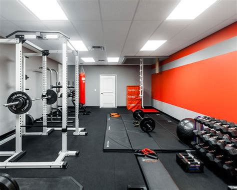 Modern Home Weight Room Design Ideas, Pictures, Remodel & Decor