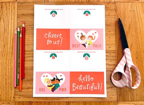 FREE Galentine's Day Printable Cards from Creativebug