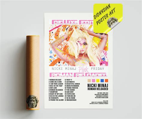 Nicki Minaj Roman Reloaded Deluxe Poster Album Cover - Etsy