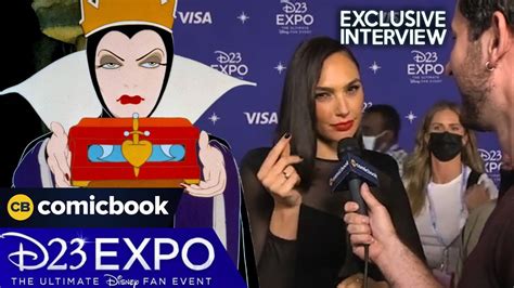 From Wonder Woman To Evil Queen! Gal Gadot and Rachel Zegler Talk Snow White - 2022 D23 Expo ...