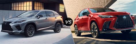 2022 Lexus RX vs 2022 Lexus NX