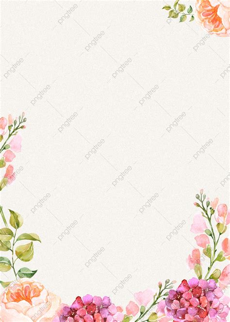 Spring Flower Border Backgrounds