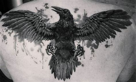 Tatuajes de cuervos: recopilación de diseños e ideas | Raven tattoo ...