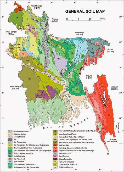 Physiographic Features of Bangladesh | Download Scientific Diagram