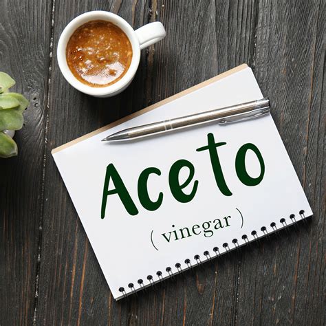 Italian Word of the Day: Aceto (vinegar) - Daily Italian Words