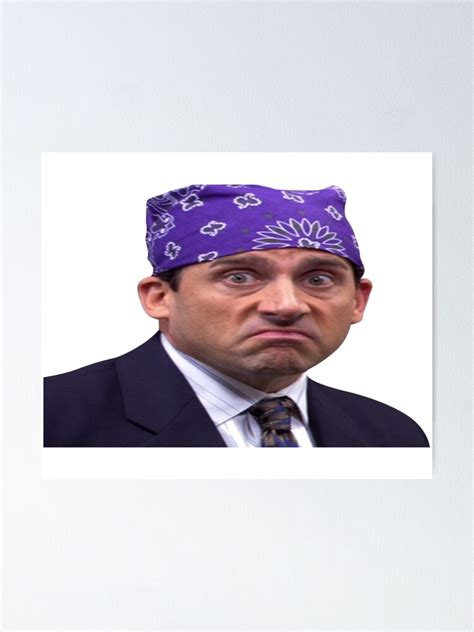 "Michael Scott - Prison Mike" Poster for Sale by Svoncek | Redbubble