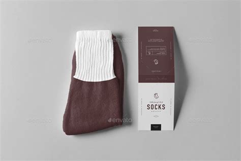 Socks packaging mockup 2021