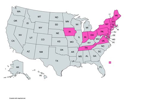 States Rita Has Visited | Cello's Corner