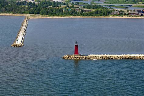 Manistique Lighthouse in Manistique, MI, United States - lighthouse ...