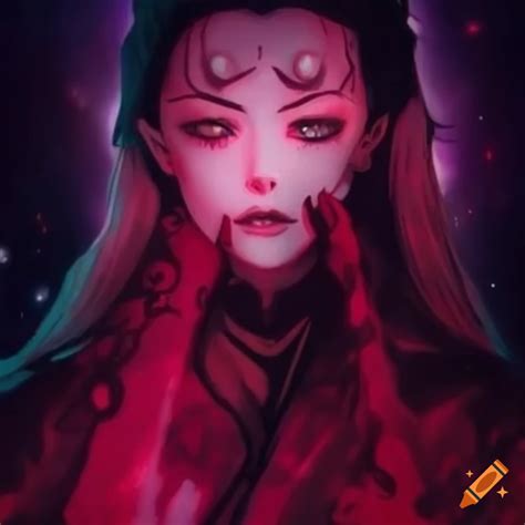 Anime aesthetic artwork of a vampire princess