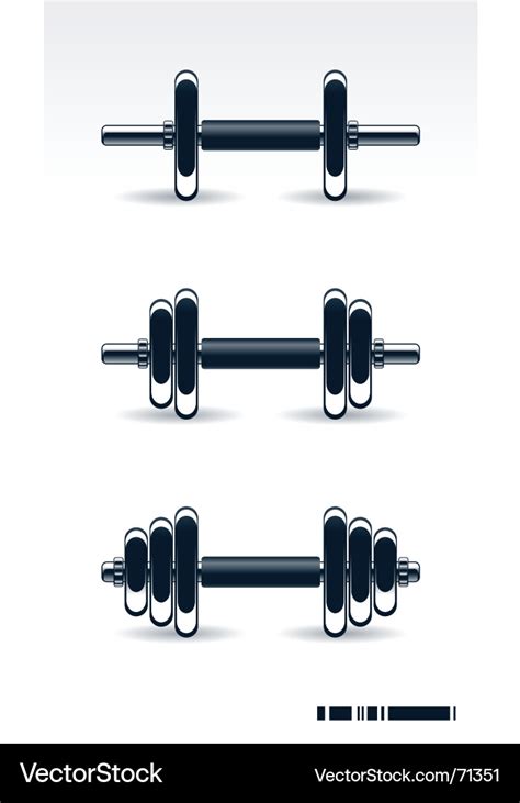 Bodybuilding equipment Royalty Free Vector Image