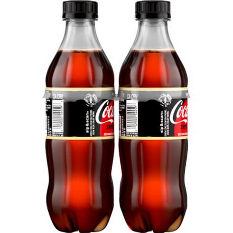 Coca-Cola Zero Sugar Vanilla Cola Soda Bottles, 6 bottles / 16.9 fl oz ...