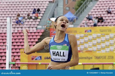 ANNA HALL USA, American Track and Field Athlete on Heptathlon Event in ...