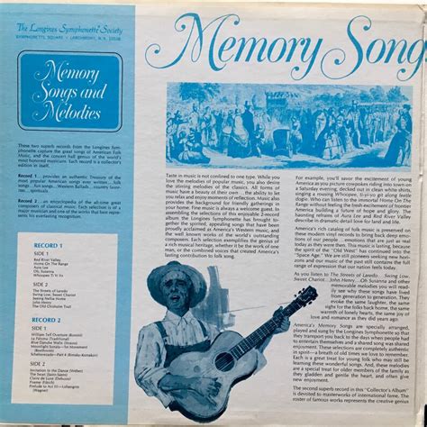 Memory Songs and Melodies Double LP Vinyl Record Album - Etsy