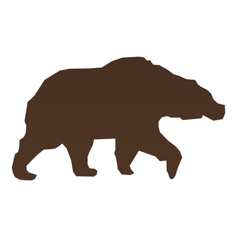 Brown Bear Silhouette Free Stock Photo - Public Domain Pictures