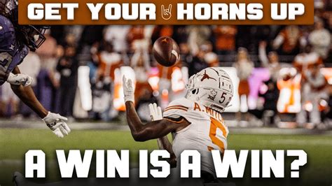 Texas Football Close WIN Reactions | Jonathon Brooks Injury | Get Your ...