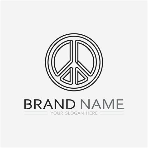 peace logo and design vector illustration concept design 34958165 ...