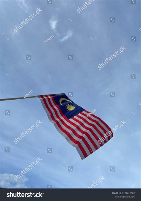 Malaysia Flag Called Jalur Gemilang Stock Photo 2202028387 | Shutterstock