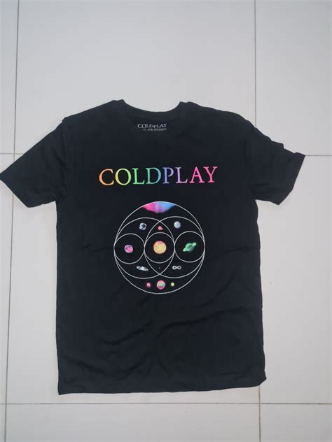 coldplay official merchandise, Men's Fashion, Tops & Sets, Tshirts ...