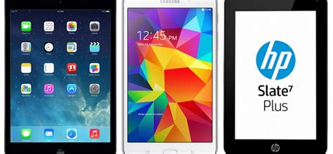 HP 7 Plus vs. iPad Mini 2 vs.Galaxy Tab 4: Specs and Features ...