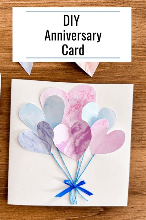 DIY Anniversary Card - Ideas for the Home