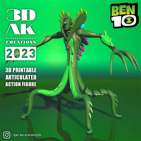 Ben 10 Wildvine - 3d Printable model by AkCreationsHD on DeviantArt