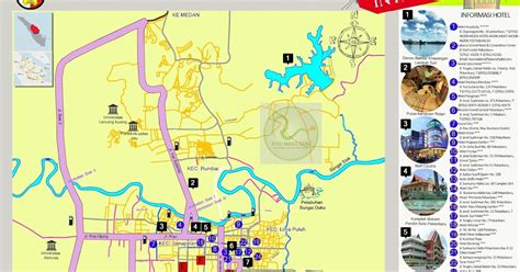 Peta Wisata Kota Pekanbaru - Tourism Map of Pekanbaru City - Riau - Indonesia - RiauMagz