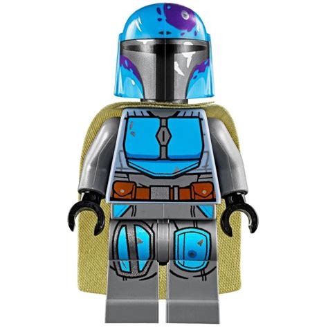 LEGO Mandalorian Warrior with Blue Helmet Minifigure Inventory | Brick ...