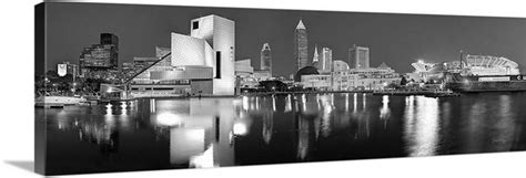 CANVAS Cleveland Skyline at Dusk Panoramic Print Panorama - Etsy