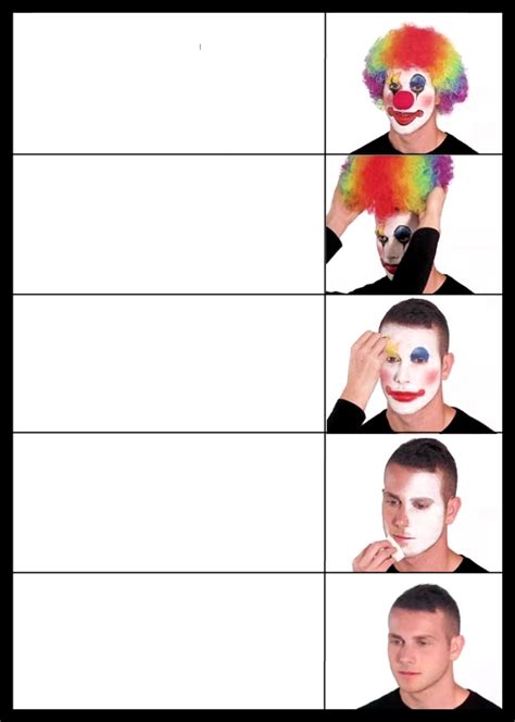 Clown Makeup Meme Template