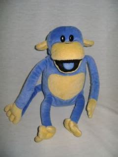 RARE 14 plush DISNEY PLAYHOUSE blue Monkey OOH and aah on PopScreen