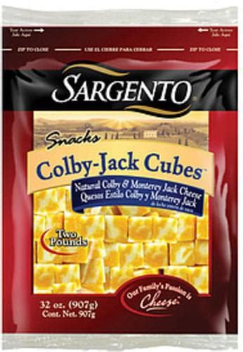 Sargento® Snacks Colby-Jack Cubes Snacks Cheese Cubes - 32 oz ...