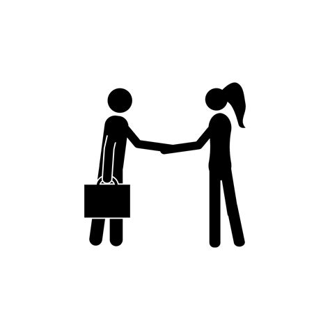 business handshake vector icon illustration 23250256 Vector Art at Vecteezy