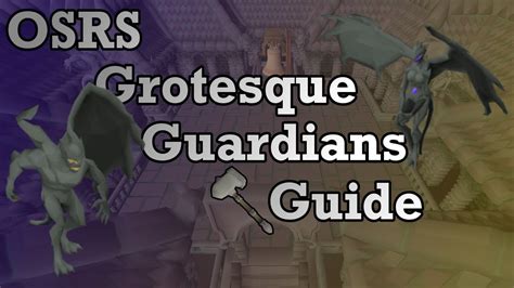 OSRS Grotesque Guardians Guide | Old School Runescape How I Fight Gargoyle Boss - YouTube