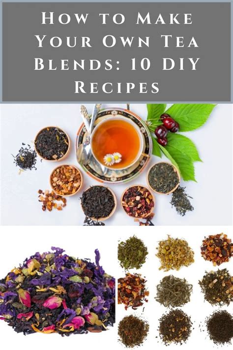 How to Make Your Own Tea Blends: 10 DIY Recipes - Simple Loose Leaf Tea Company in 2023 | Herbal ...