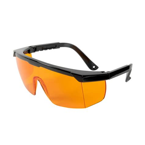 Professional UV Light Safety Glasses - One Size Fits All Polycarbonate Shatterproof UVC ...