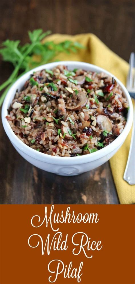 Mushroom Wild Rice Pilaf | Karyl's Kulinary Krusade | Recipe | Wild ...