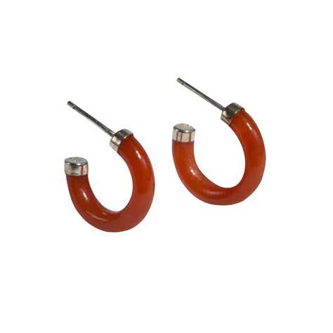Carnelian Hoop Earrings by Casa Shop – Aly & AJ