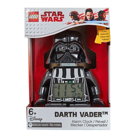 Lego Star Wars Darth Vader Kids Alarm Clock 9002113 830659002113 - Jomashop