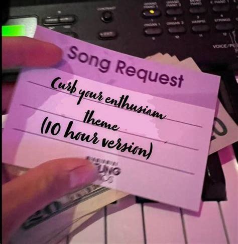 song | Song Request Note | Know Your Meme