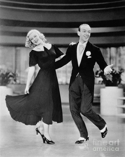 Ginger Rogers And Fred Astaire Dancing Photograph by Bettmann - Fine ...