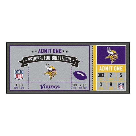 NFL - Minnesota Vikings Ticket Runner 30"x72"