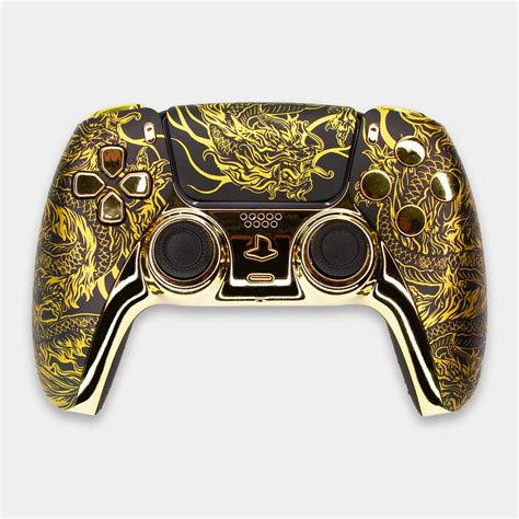 "Golden Dragon" PS5 Controller | Killscreen