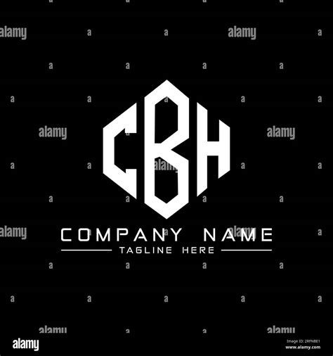 CBH letter logo design with polygon shape. CBH polygon and cube shape logo design. CBH hexagon ...