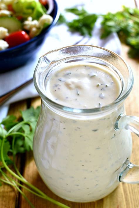 The BEST Homemade Buttermilk Ranch Dressing! Once you try it, you… | Buttermilk ranch dressing ...