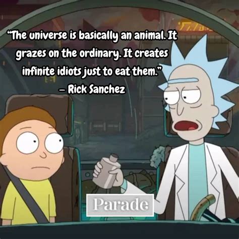 Rick and Morty Quotes - Rick Sanchez Quotes - Parade