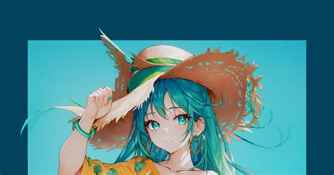 #anime Beach girl Shiela - AllenIntegraのイラスト - pixiv