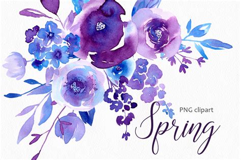 Blue And Purple Watercolor at GetDrawings | Free download