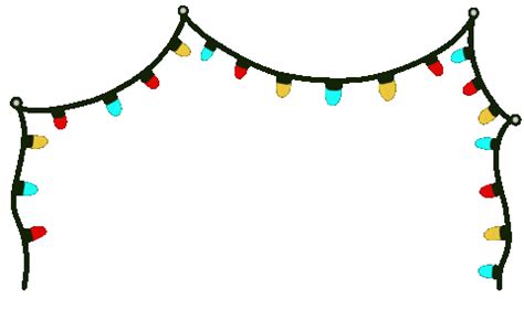 Christmas Lights Gif Transparent