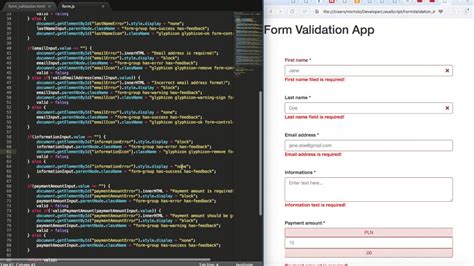 Form Validation - Bootstrap CSS Glyphicons - Part 4 - YouTube